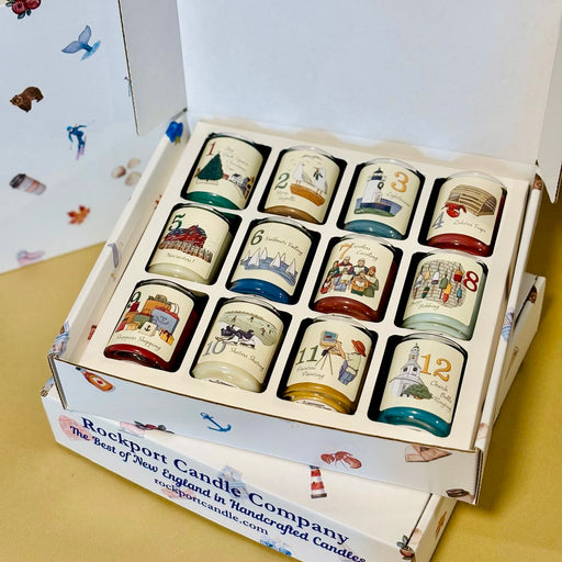 12 Days of Christmas in Rockport candle set
