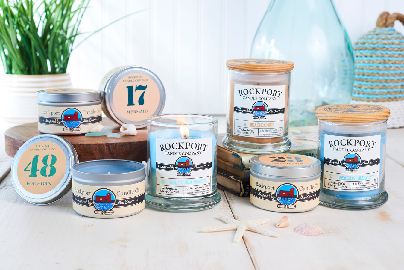 Best Selling Coastal Candles by Rockport Candle Company