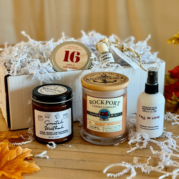 Fall 2026 Rockport Candle Company Seasonal Subscription Box contents