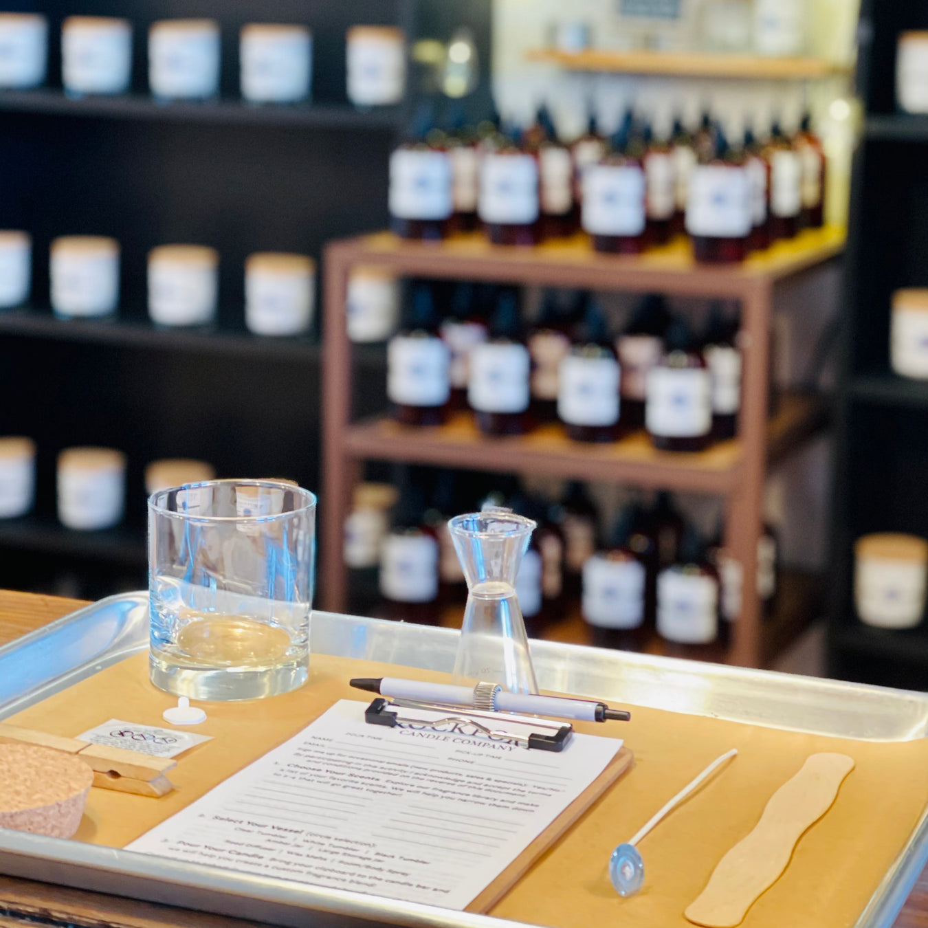 DIY Candle Bar at Rockport Candle Company
